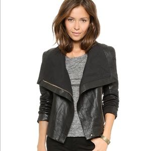 6 Shore Road Chloe Leather Moto Jacket