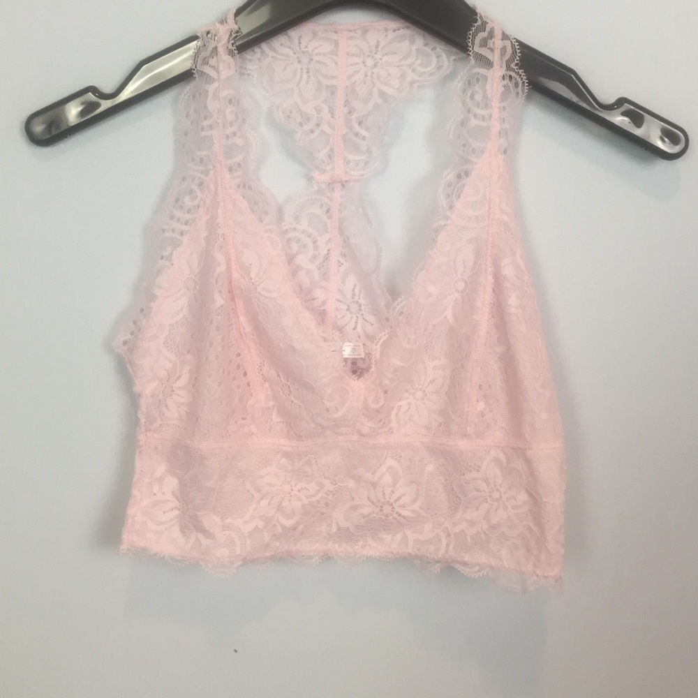 urban outfitters out from under pink lace bralette