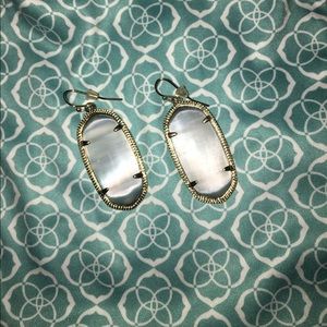 Elle Silver Earrings in Slate