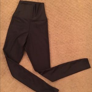 American apparel black spandex leggings NWT