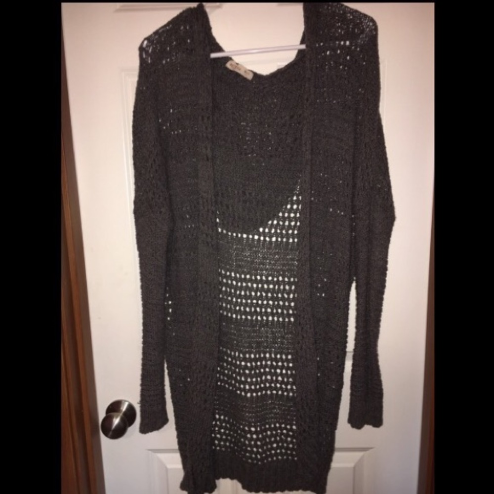 Long grey sweater