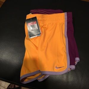 Nike running shorts.