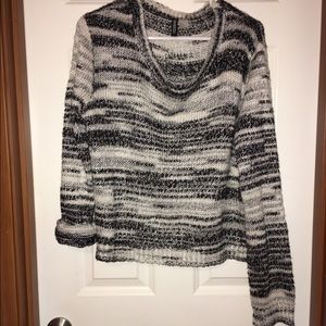 Black and White Sweater