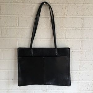 Simple leather bag