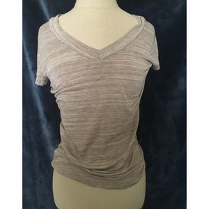 Heathered V-neck tees