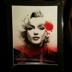 Airbrushed Marilyn Monroe (SF Golden Gate Bri