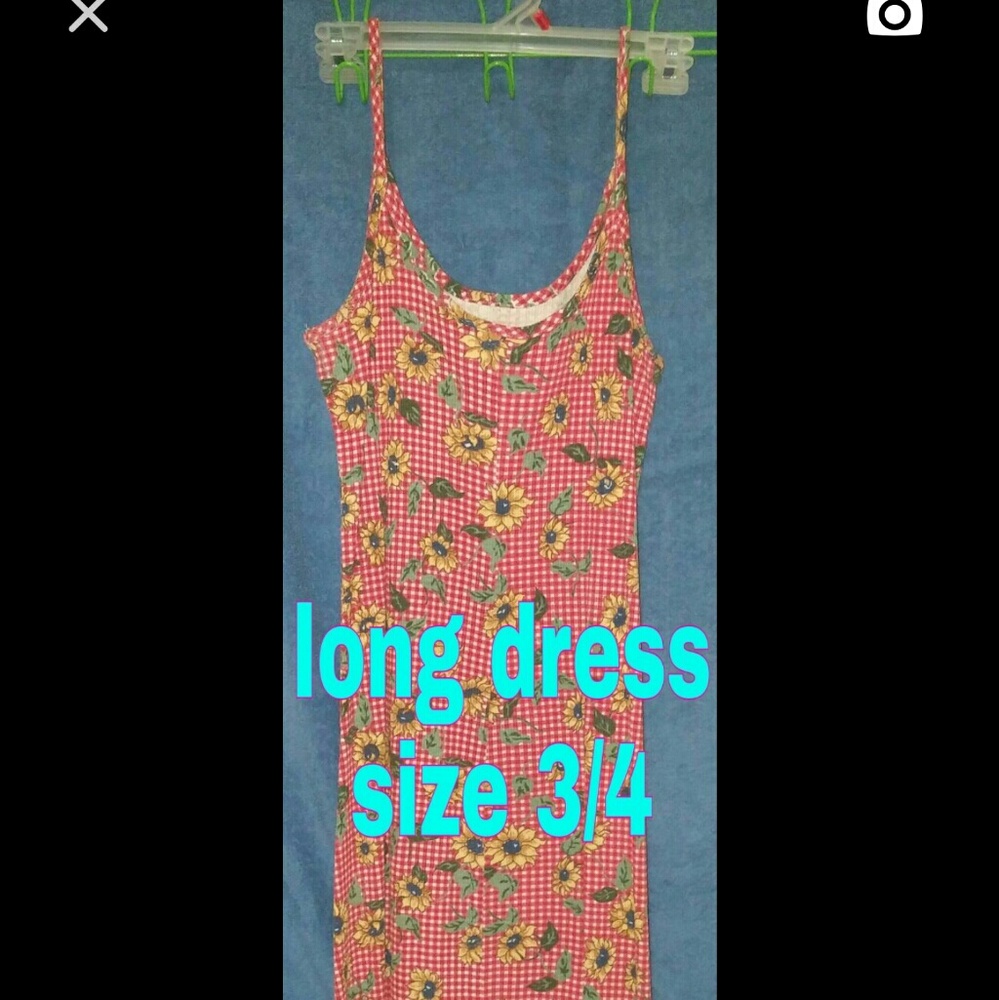 SUNFLOWER LONG MAXI DRESS