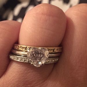 🎉‼️ 2 day sale 🎉‼️ juicy couture ring set