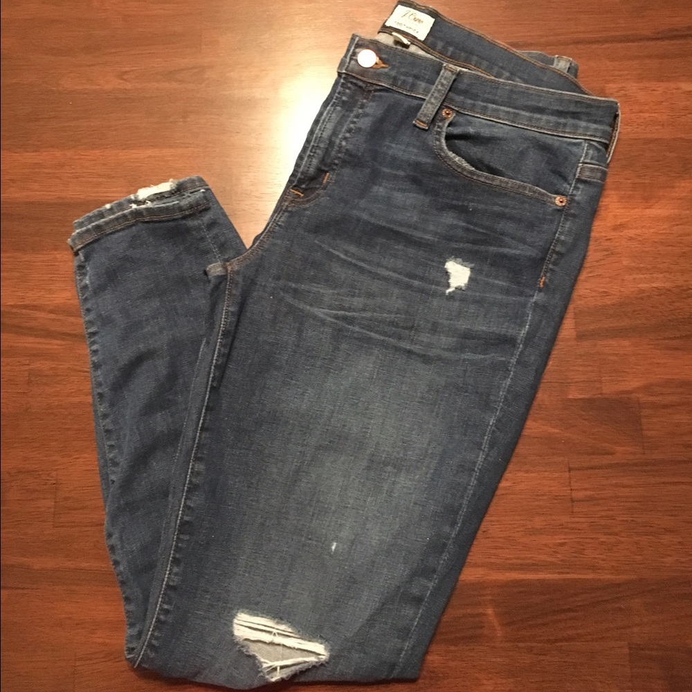 Jcrew toothpick jeans
