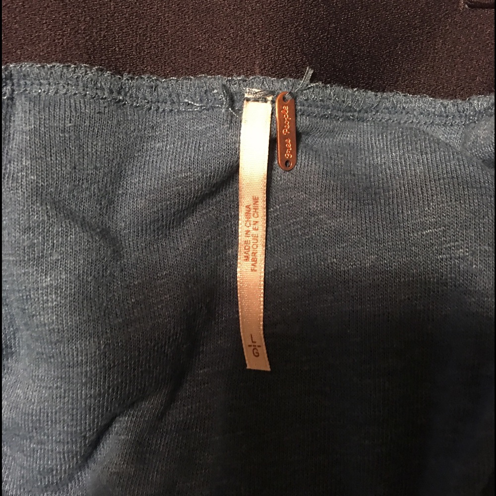 🎉🎉 Free People Blue Nile Heidi Plunge Boho Maxi - Picture 7 of 7