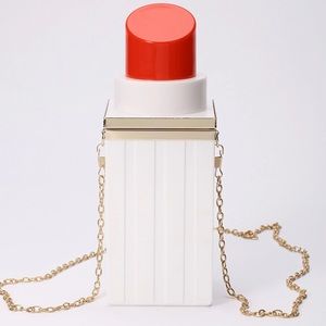 Lipstick handbag,fashion handbag,lip handbag,purse