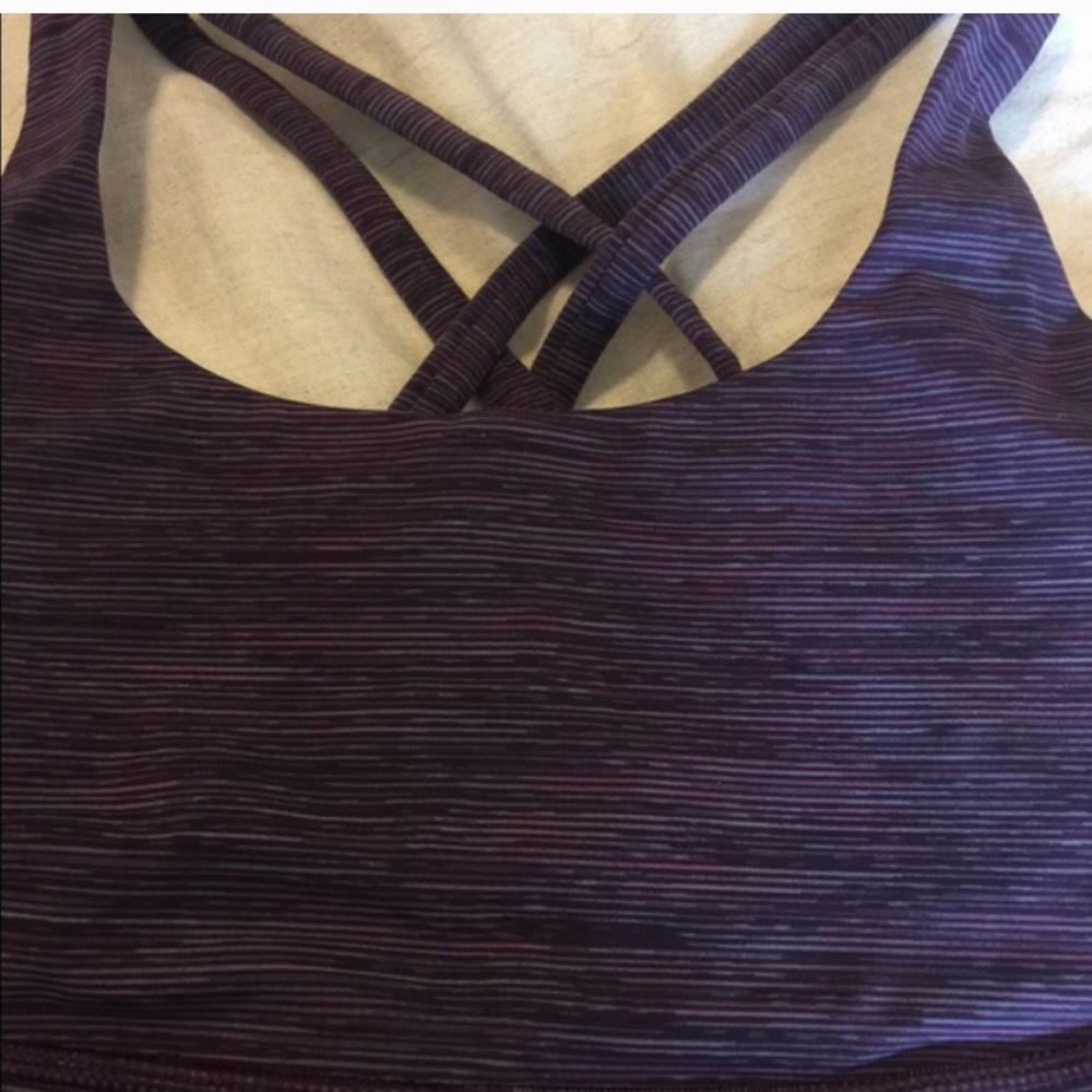 Lululemon purple energy bra