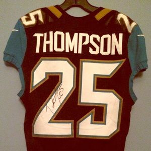 Autographed Game Worn/Used Jacksonville Jaguars