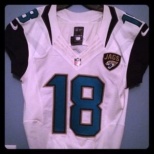 Jacksonville Jaguars Game USED/WORN away jersey
