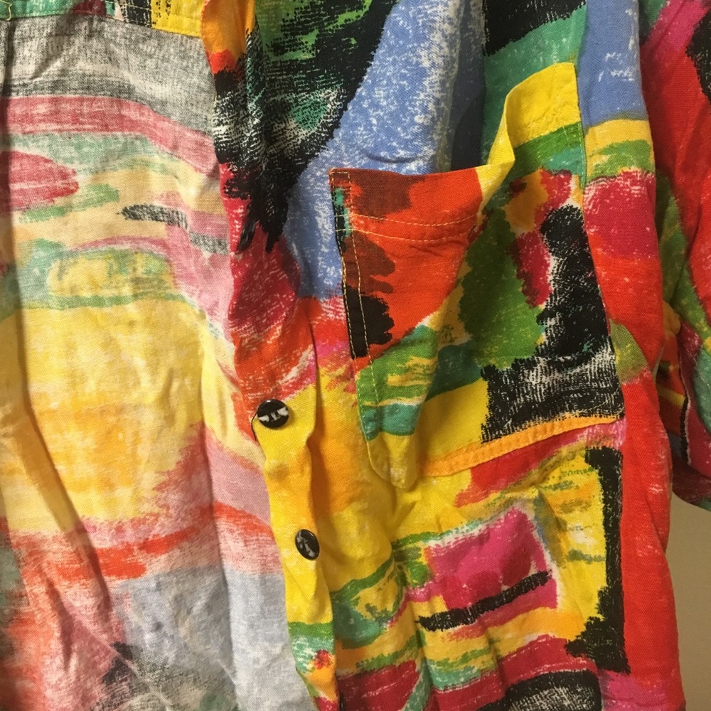 Multicolored Button Up - Picture 2 of 3