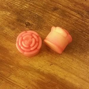 7/8 pink floral gauges