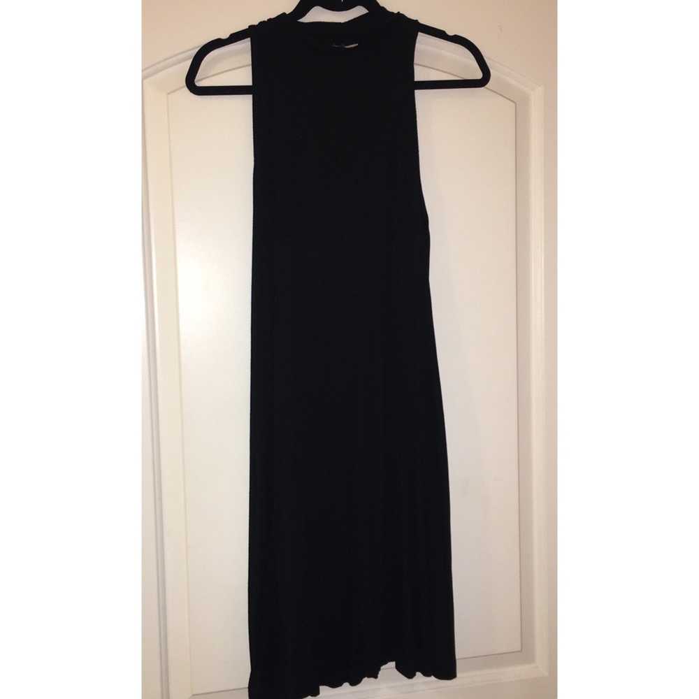 SILENCE & NOISE Black Turtleneck Dress