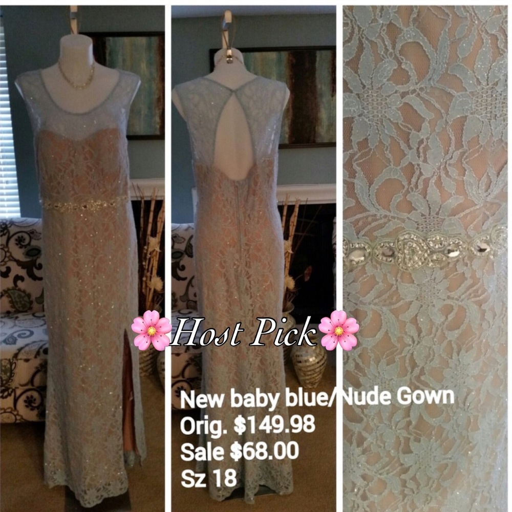 🌸3XHP🌸 BEAUTIFUL BABY BLUE GOWN