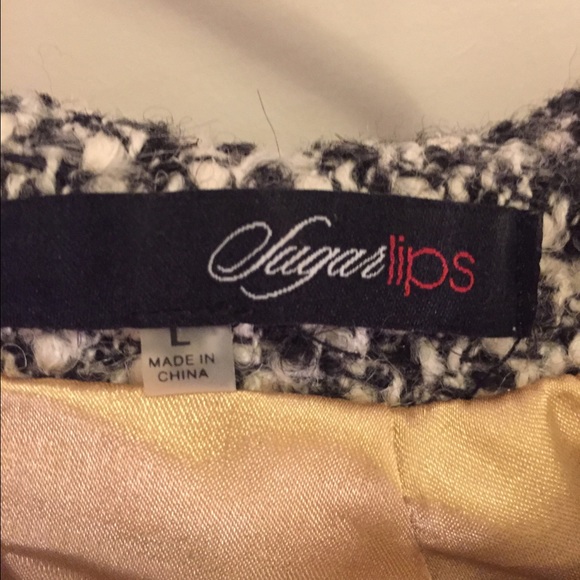 tweed, peplum top - Picture 2 of 4