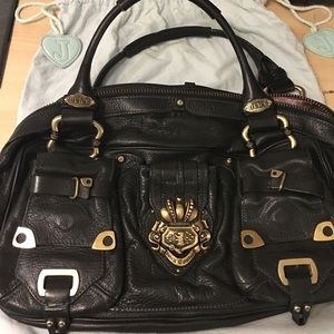 Juicy Couture Vintage Black Leather Purse