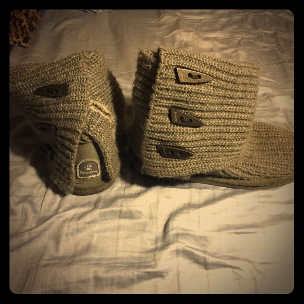 BearPaw knit boots