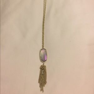 Kendra Scott "Rayne" tassel pendant necklace