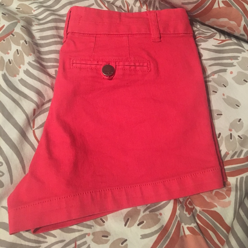 Red shorts from Francesca's