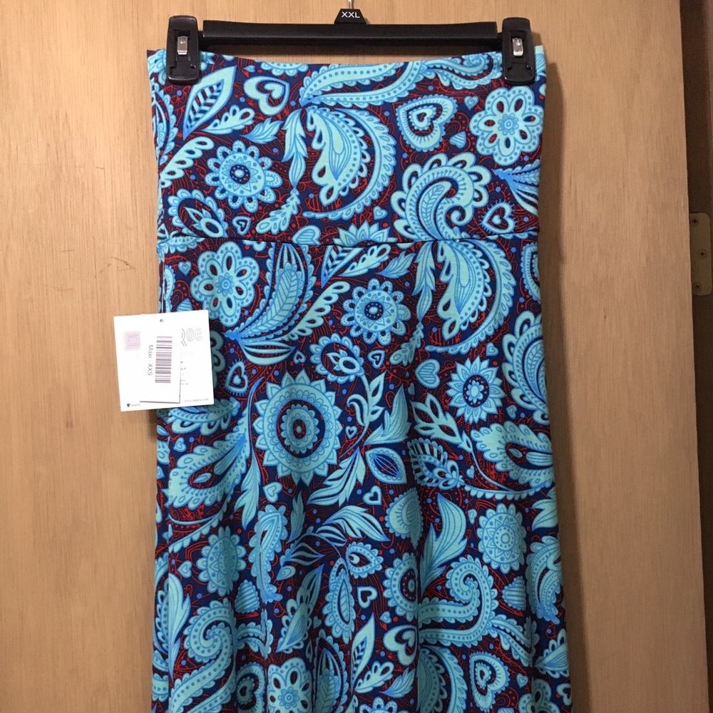 Lularoe XXS paisley maxi BNWT
