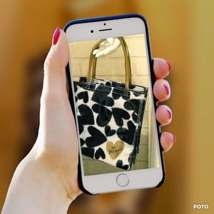 Betsy Johnson vinyl bag PRICE DROP