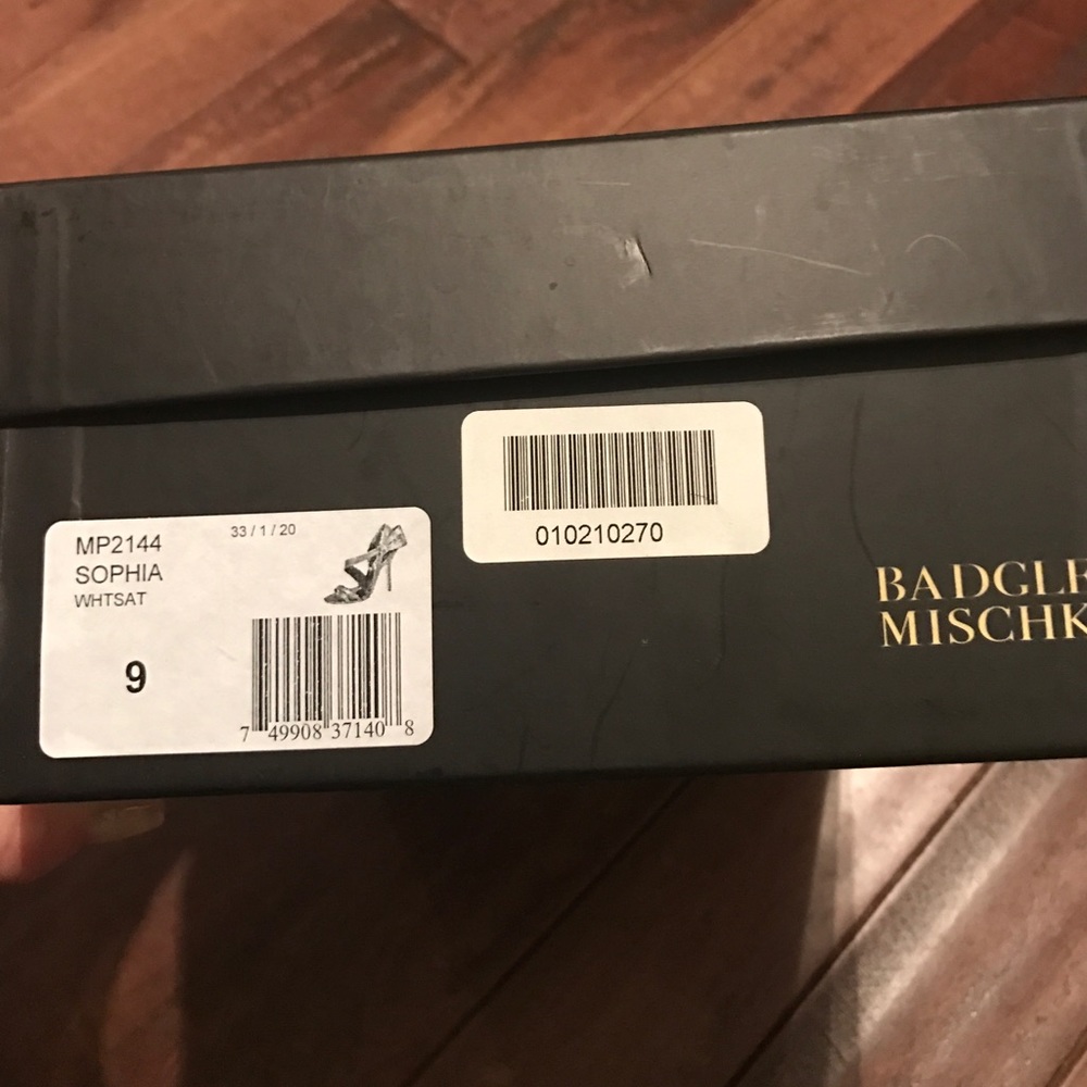Badgley Mischka wedding shoes