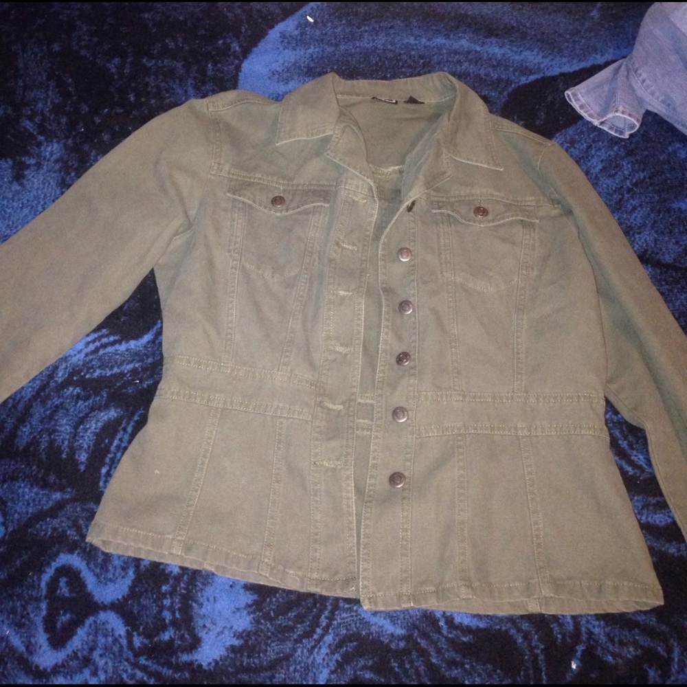 Green Denim Jacket