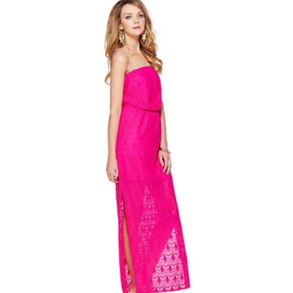 Lily Pulitzer Emmett Strapless Maxi Dress