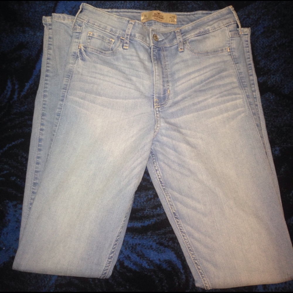 Light wash High rise super skinnies!