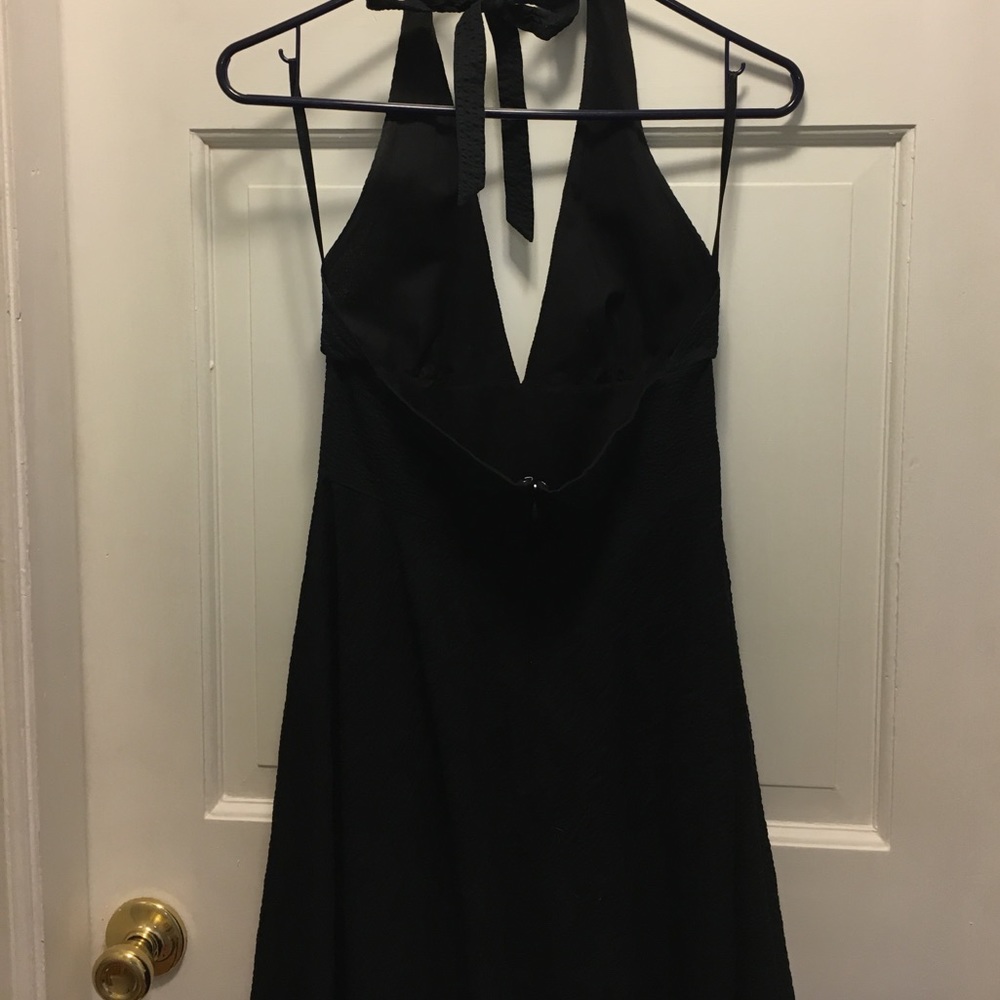 J.crew black halter dress - Picture 3 of 5