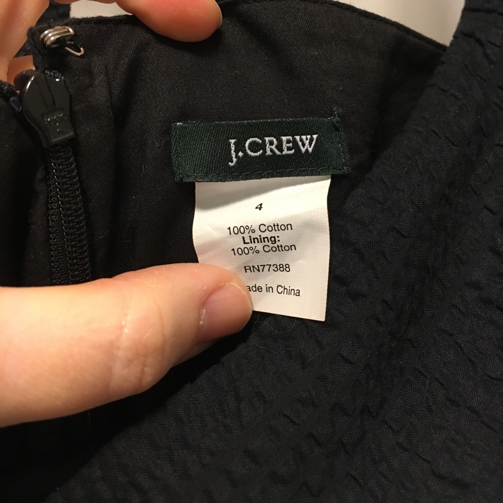 J.crew black halter dress - Picture 4 of 5