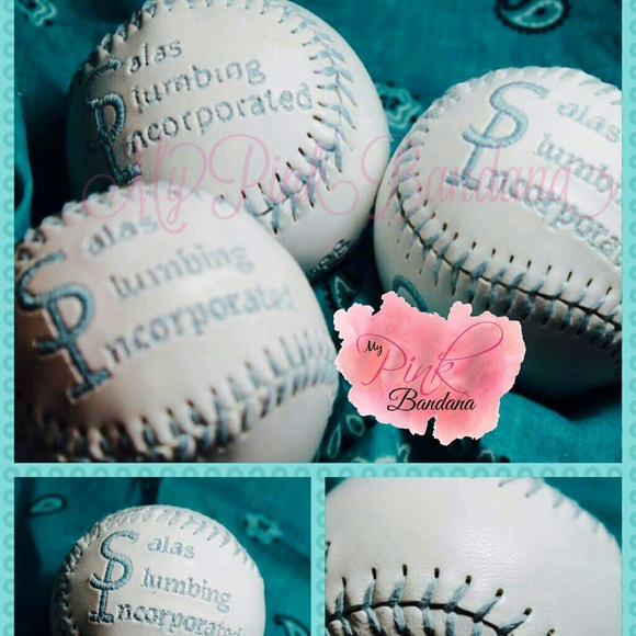 Embroidered Baseballs - Picture 3 of 4