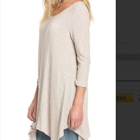 Shark Bite Sweater Tunic NWT - Picture 2 of 3