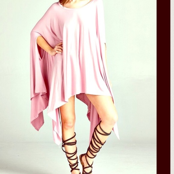 ❗️Asymmetrical Cape Tunic Slip dress - Picture 2 of 2