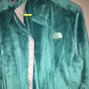 Women's Blue North Face Jacket Large