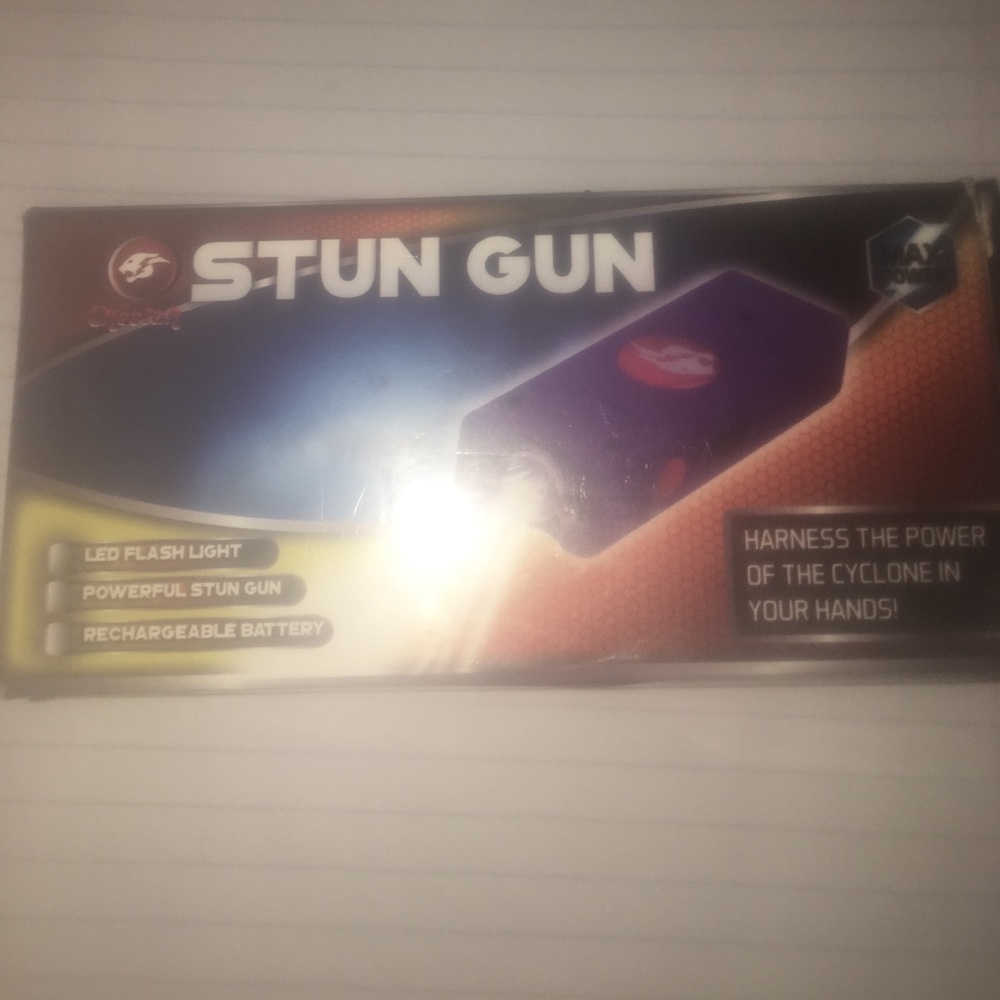 Purple Flashlight protection device