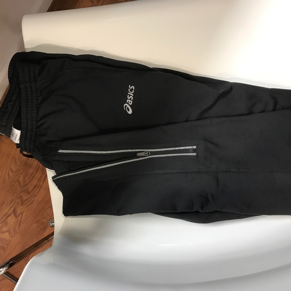 Asics fleece lined leggings (skinny leg fit )