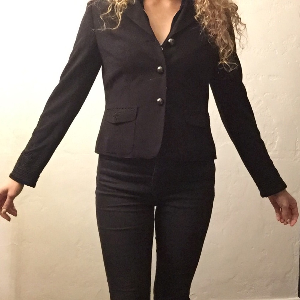 Black vintage Spiegel blazer!