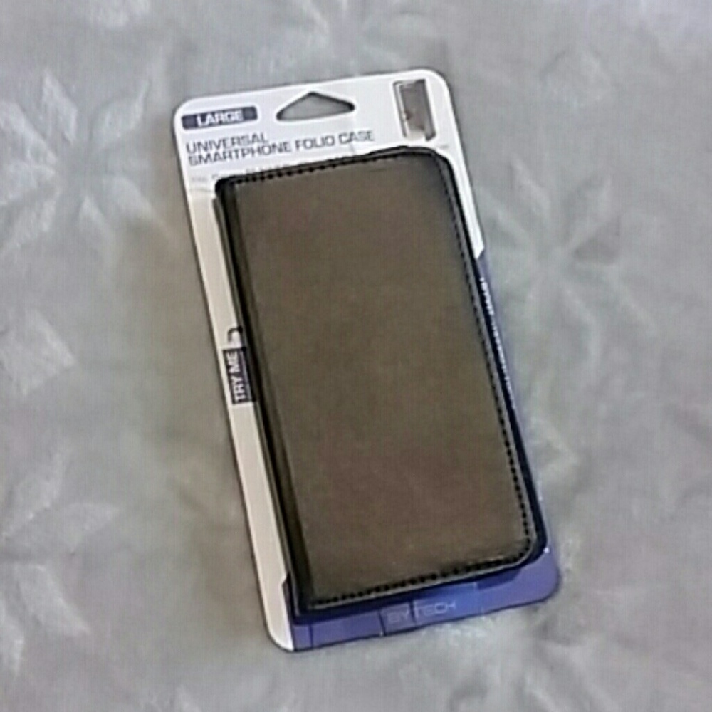 Black Leather Phone Case