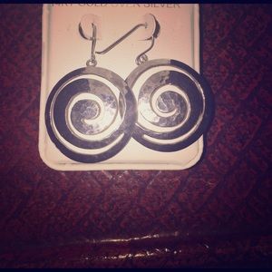 Silver earrings