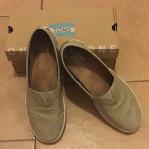 🎉 Toms Avalon Sneaker Oxford Tan Patent Linen 🎉