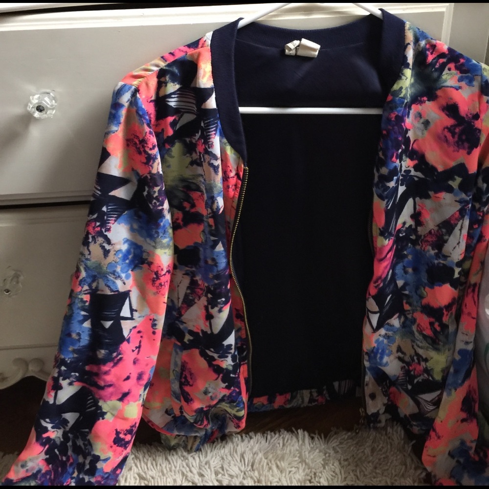 Cute bomber jacket!