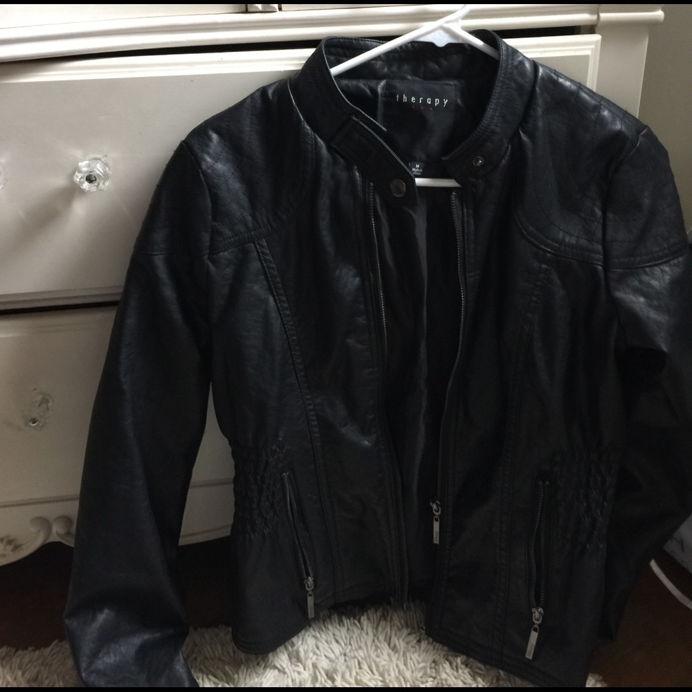 Leather jacket