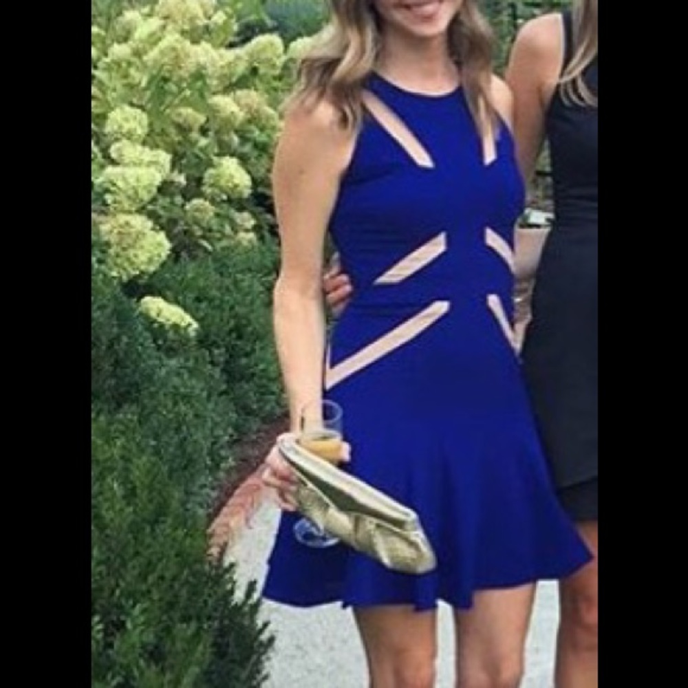 BCBG Blue Cocktail Dress