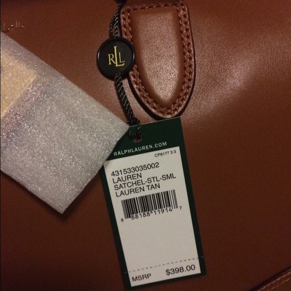 RL tan satchel Brand new - Picture 2 of 2