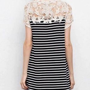 Lace top dress